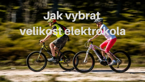 Jak vybrat správnou velikost elektrokola